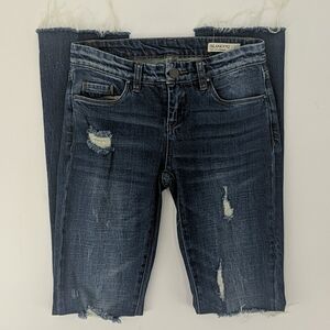 BLANK NYC Deep Cuff Straight Leg Jeans